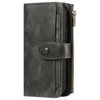 HKM-504851 Multi-Function Leather Phone Case with Card Wallet and Magnetic Anti-Fall Protection for 16 Models