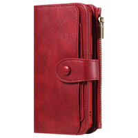 HKM-504851 Multi-Function Leather Phone Case with Card Wallet and Magnetic Anti-Fall Protection for 16 Models
