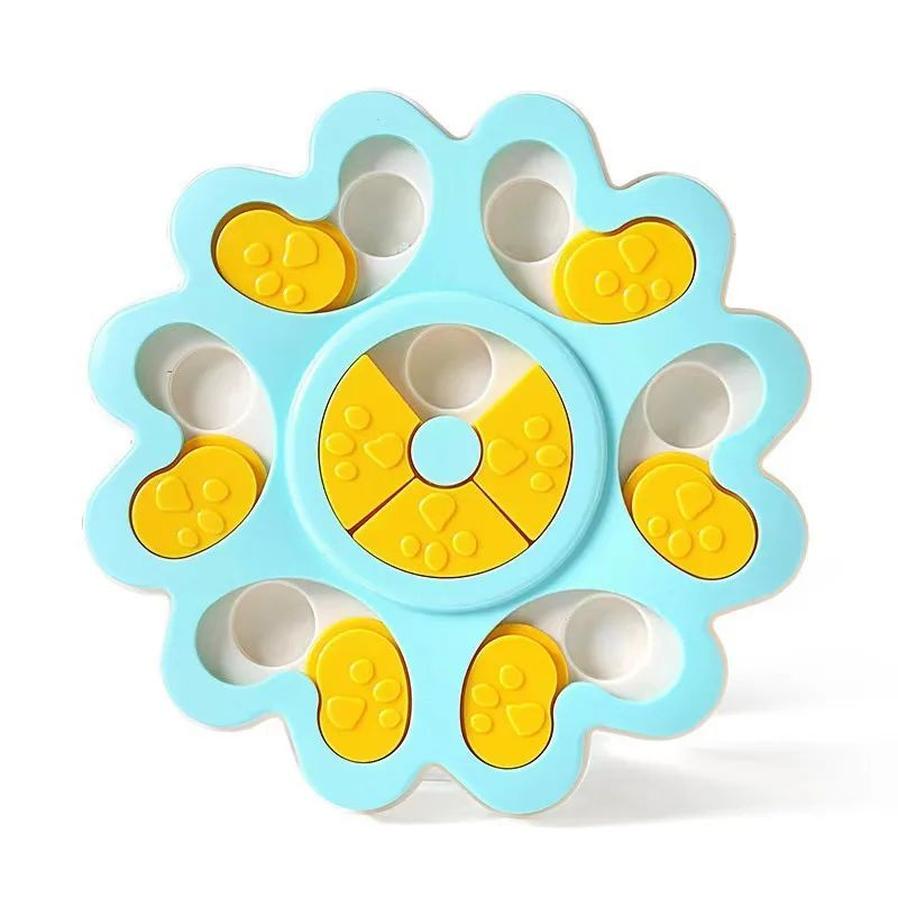 HKM-504979 Interactive Flower-Shaped Dog Puzzle Slow Feeder for Mental Stimulation and Healthy Eating