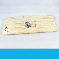 HKM-5050941 Wooden Totoro-Themed Swing Board with Pedal for Fun Outdoor Play