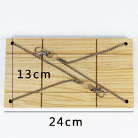HKM-5050941 Wooden Totoro-Themed Swing Board with Pedal for Fun Outdoor Play