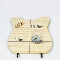 HKM-5050941 Wooden Totoro-Themed Swing Board with Pedal for Fun Outdoor Play
