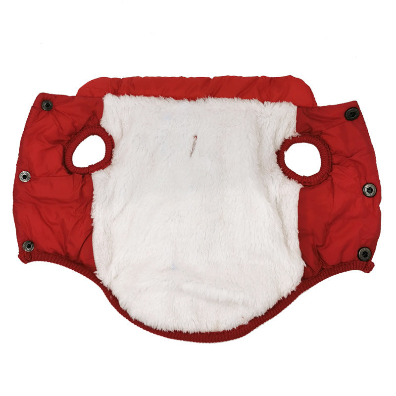HKM-5051453 Warm Cotton Dog Vest Jacket for Autumn and Winter, Padded Lightweight Coat in Multiple Colors
