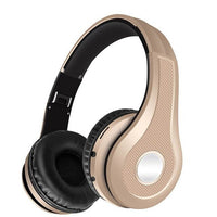 HKM-505171 Metallic Bluetooth Headset with Stereo Sound, Voice Control, and Multi-Point Connection - Available in Black, Red, Blue, and Gold