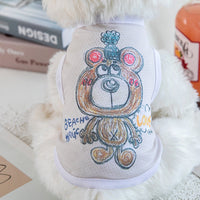 HKM-5051837 Breathable Ice Silk Cotton Pet Vest for Comfort and Style