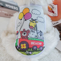 HKM-5051837 Breathable Ice Silk Cotton Pet Vest for Comfort and Style