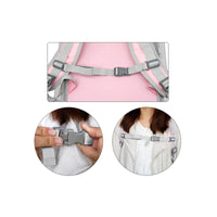 HKM-5053501 Portable PVC Cat Backpack with Laser Symphony Design - 35x30x40cm