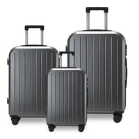 HKM-505363 Universal Travel Duffel Set with Trolley Handle – Durable ABS Luggage for Men and Women