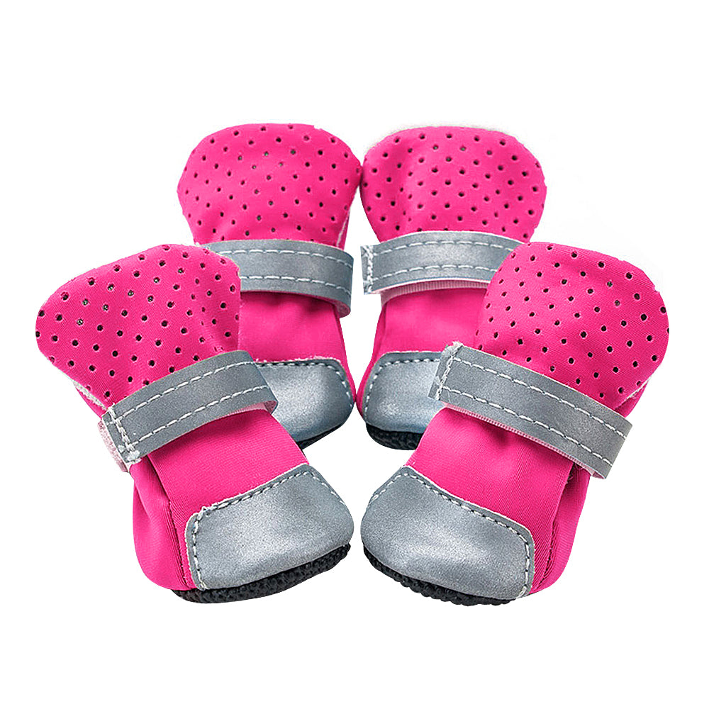 HKM-5053885 Comfortable Lightweight Dog Shoes - Stylish, Breathable Lycra Design with Various Color Options