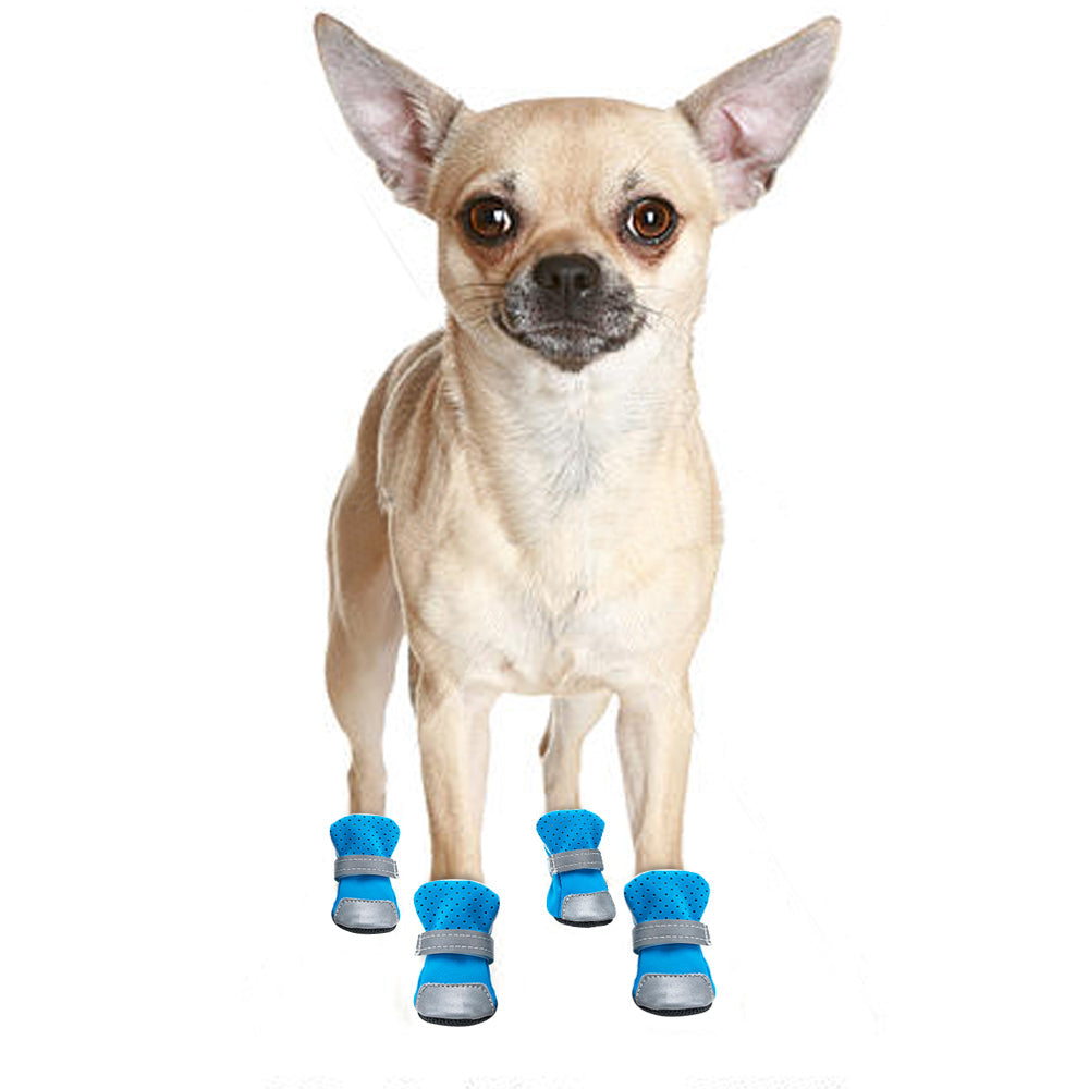 HKM-5053885 Comfortable Lightweight Dog Shoes - Stylish, Breathable Lycra Design with Various Color Options