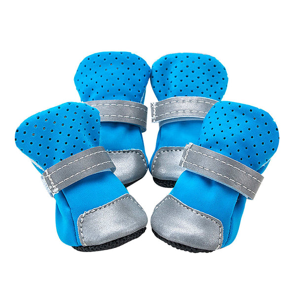 HKM-5053885 Comfortable Lightweight Dog Shoes - Stylish, Breathable Lycra Design with Various Color Options