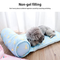 HKM-5054525 Cooling Summer Pet Pad for Dogs and Cats, Breathable and Washable Ice Silk Cotton Mat, Suitable for All Sizes