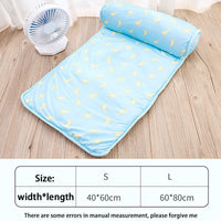HKM-5054525 Cooling Summer Pet Pad for Dogs and Cats, Breathable and Washable Ice Silk Cotton Mat, Suitable for All Sizes