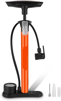 HKM-505491 Heavy Duty Floor Standing Mini Bike Tire Pump with Gauge