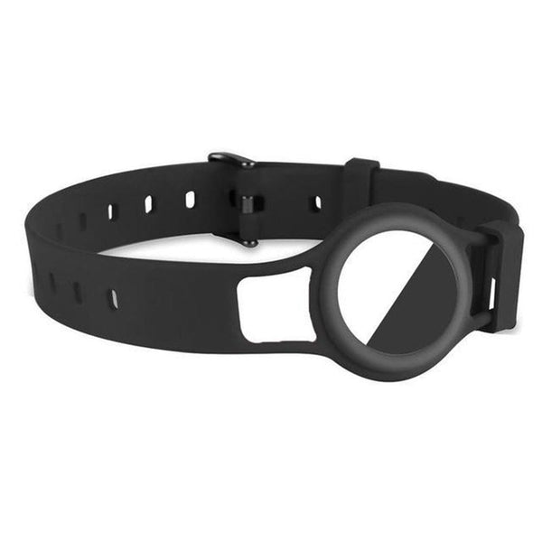 HKM-5055037 Silicone Pet Collar Protective Cover for Airtag Device - Multiple Colors Available