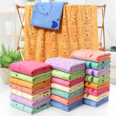 HKM-505555 Cartoon Print Microfiber Bath and Beach Towel – 70 x 140 cm