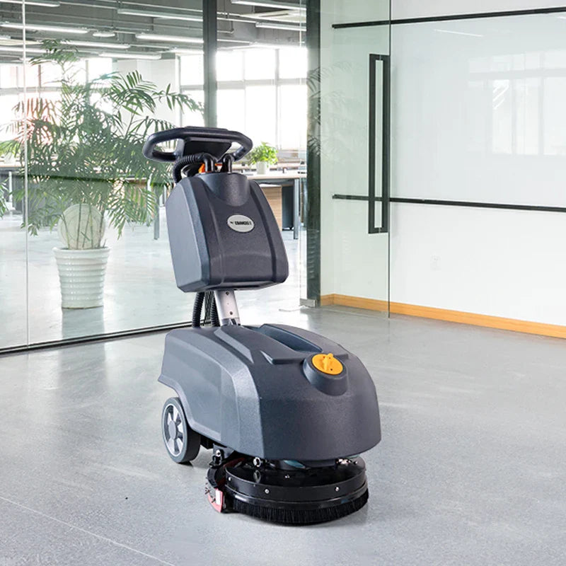 HKM-505555 Compact Walk-Behind Electric Single Brush Floor Scrubber M30