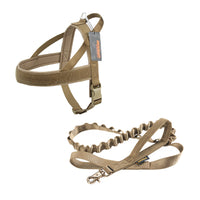 HKM-5056317 Durable Nylon Dog Harness for Large and Medium-Sized Breeds, Adjustable Chest Strap and Leash Options