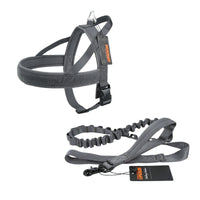 HKM-5056317 Durable Nylon Dog Harness for Large and Medium-Sized Breeds, Adjustable Chest Strap and Leash Options