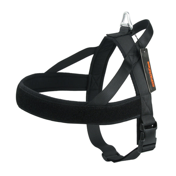 HKM-5056317 Durable Nylon Dog Harness for Large and Medium-Sized Breeds, Adjustable Chest Strap and Leash Options
