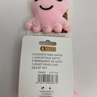 HKM-5056701 Interactive Cat Toy Octopus with Plush Tentacles
