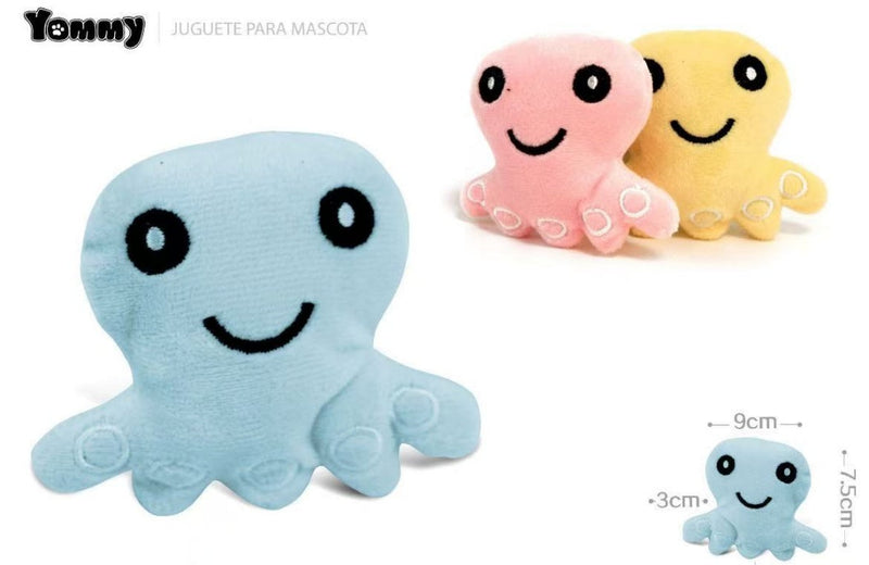 HKM-5056701 Interactive Cat Toy Octopus with Plush Tentacles