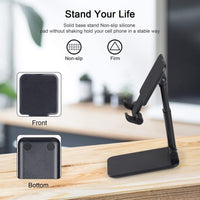 HKM-505683 Foldable and Expandable Mobile Phone and Tablet Stand - Lazy Bracket K3 for Desktop Use