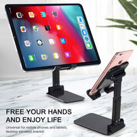 HKM-505683 Foldable and Expandable Mobile Phone and Tablet Stand - Lazy Bracket K3 for Desktop Use