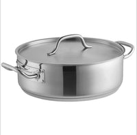 HKM-505683 Stainless Steel Stockpot - 24/26/28/30cm Commercial Kitchen Cookware