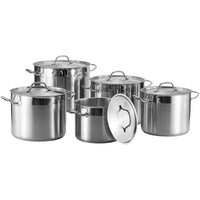 HKM-505683 Stainless Steel Stockpot - 24/26/28/30cm Commercial Kitchen Cookware