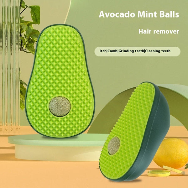 HKM-5058621 Avocado Cat Self-Service Scratching Post Toy for Itch Relief