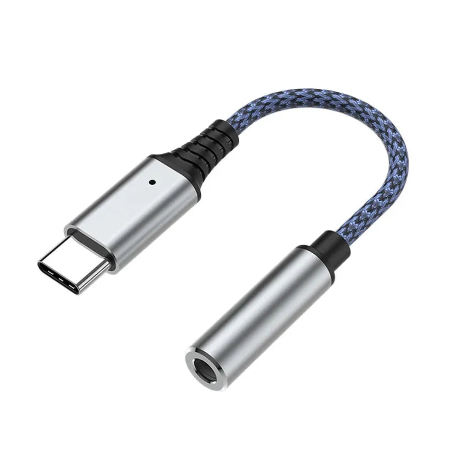 HKM-505875 USB-C to 3.5mm Aux Headphone Jack Adapter for Pixel, Samsung, OnePlus, iPad