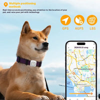 HKM-5059005 Pet GPS Tracker with Health Monitoring - Compact, Accurate Positioning 10m, Durable ABS PC Material