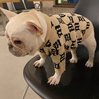 HKM-5060797 Cozy Yellow Wool Sweater for Schnauzer Dogs in Multiple Sizes