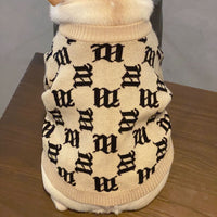 HKM-5060797 Cozy Yellow Wool Sweater for Schnauzer Dogs in Multiple Sizes