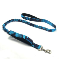 HKM-5062589 Camouflage Elastic Dog Leash with Pull Rope for Outdoor Activities