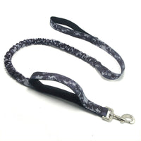 HKM-5062589 Camouflage Elastic Dog Leash with Pull Rope for Outdoor Activities