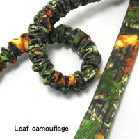 HKM-5062589 Camouflage Elastic Dog Leash with Pull Rope for Outdoor Activities