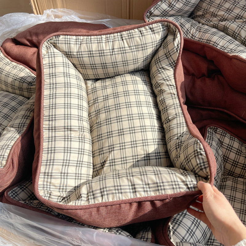 HKM-5062845 All-Season Pet Cushion - Soft and Comfortable Bedding for Small to Large Pets