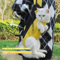 HKM-506323 Breathable Open-Head Cat and Dog Backpack for Comfortable Outings