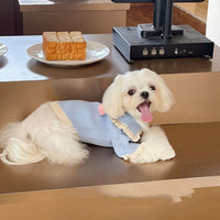 HKM-5063357 Handmade Wool Coat for Dogs - Casual Strawberry Ball Design, Warm Sweater for All Sizes