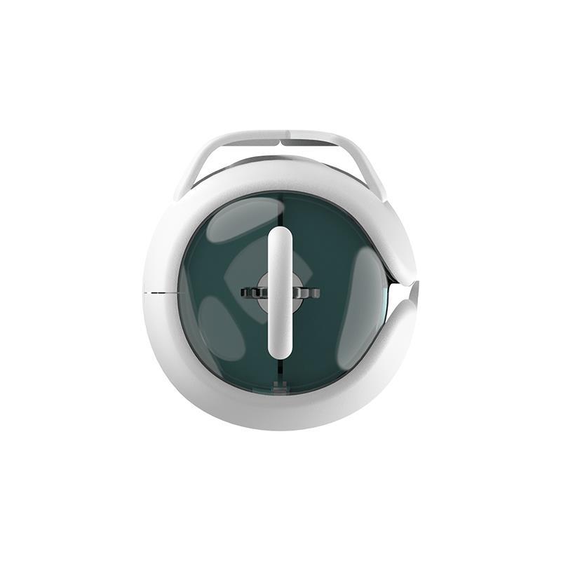 HKM-5065021 Continuous Roll Toilet Bag Dispenser with Toilet Picker, Durable PP+ABS Material, White Color