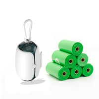 HKM-5065021 Continuous Roll Toilet Bag Dispenser with Toilet Picker, Durable PP+ABS Material, White Color