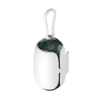 HKM-5065021 Continuous Roll Toilet Bag Dispenser with Toilet Picker, Durable PP+ABS Material, White Color