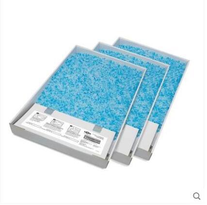 HKM-5066429 Automatic Crystal Cat Litter Box Replacement Set - Includes 3 Plastic Boxes with Crystal Sand