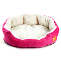 HKM-5066813 Cozy Fleece Pet Bed for Small Dogs and Cats - Soft and Comfortable 50x40cm