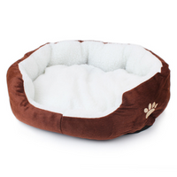 HKM-5066813 Cozy Fleece Pet Bed for Small Dogs and Cats - Soft and Comfortable 50x40cm