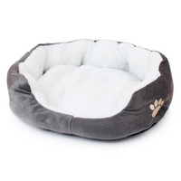 HKM-5066813 Cozy Fleece Pet Bed for Small Dogs and Cats - Soft and Comfortable 50x40cm