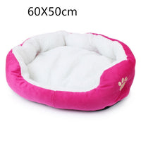 HKM-5066813 Cozy Fleece Pet Bed for Small Dogs and Cats - Soft and Comfortable 50x40cm