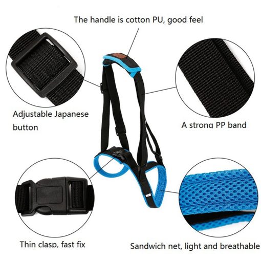 HKM-5067837 Adjustable Dog Hind Leg Support Harness for Easy Walking and Mobility